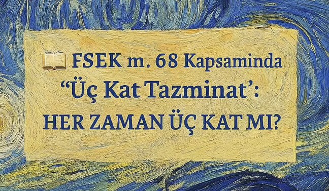 📚 FSEK m. 68 Kapsamında “Üç Kat Tazminat”: Her Zaman Üç Kat Mı?