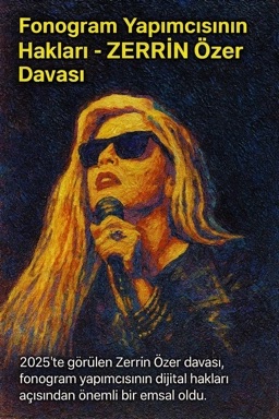 📀 Fonogram Yapımcısının Hakları: Mevzuat, Yargı Kararları ve Zerrin Özer Davası Üzerinden Bir Değerlendirme