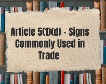 🚫 Article 5(1)(d) – Signs Commonly Used in Trade
